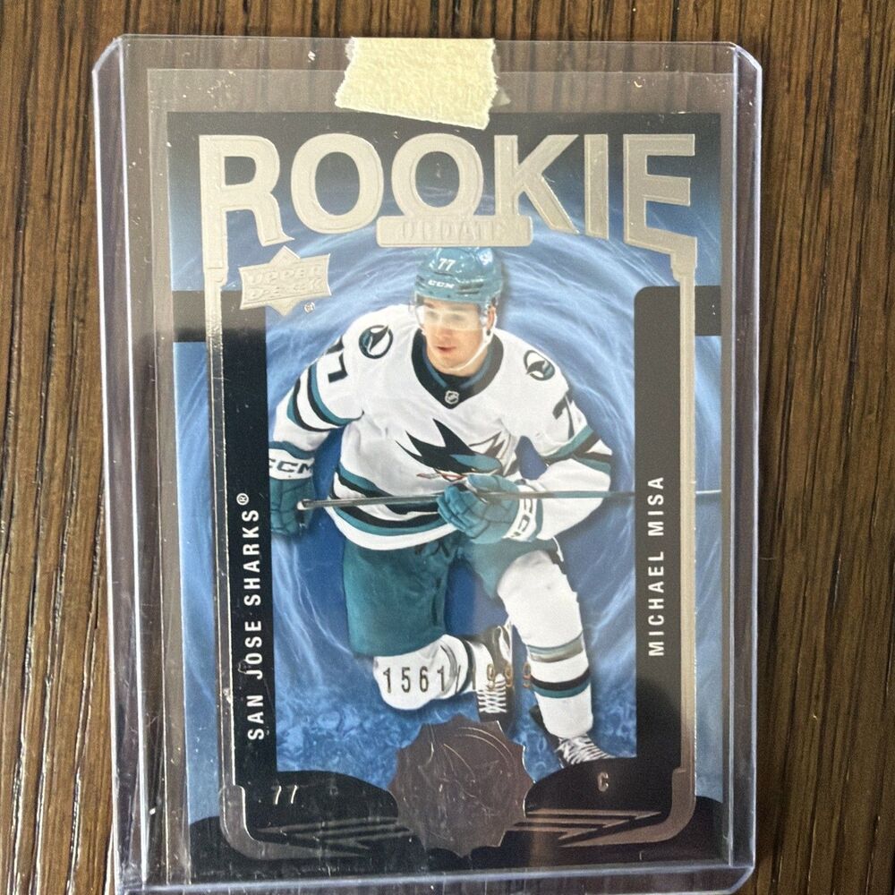 Upper Deck 2025-26 Extended Series Michael Misa RC Rookie Update /1999 Sharks